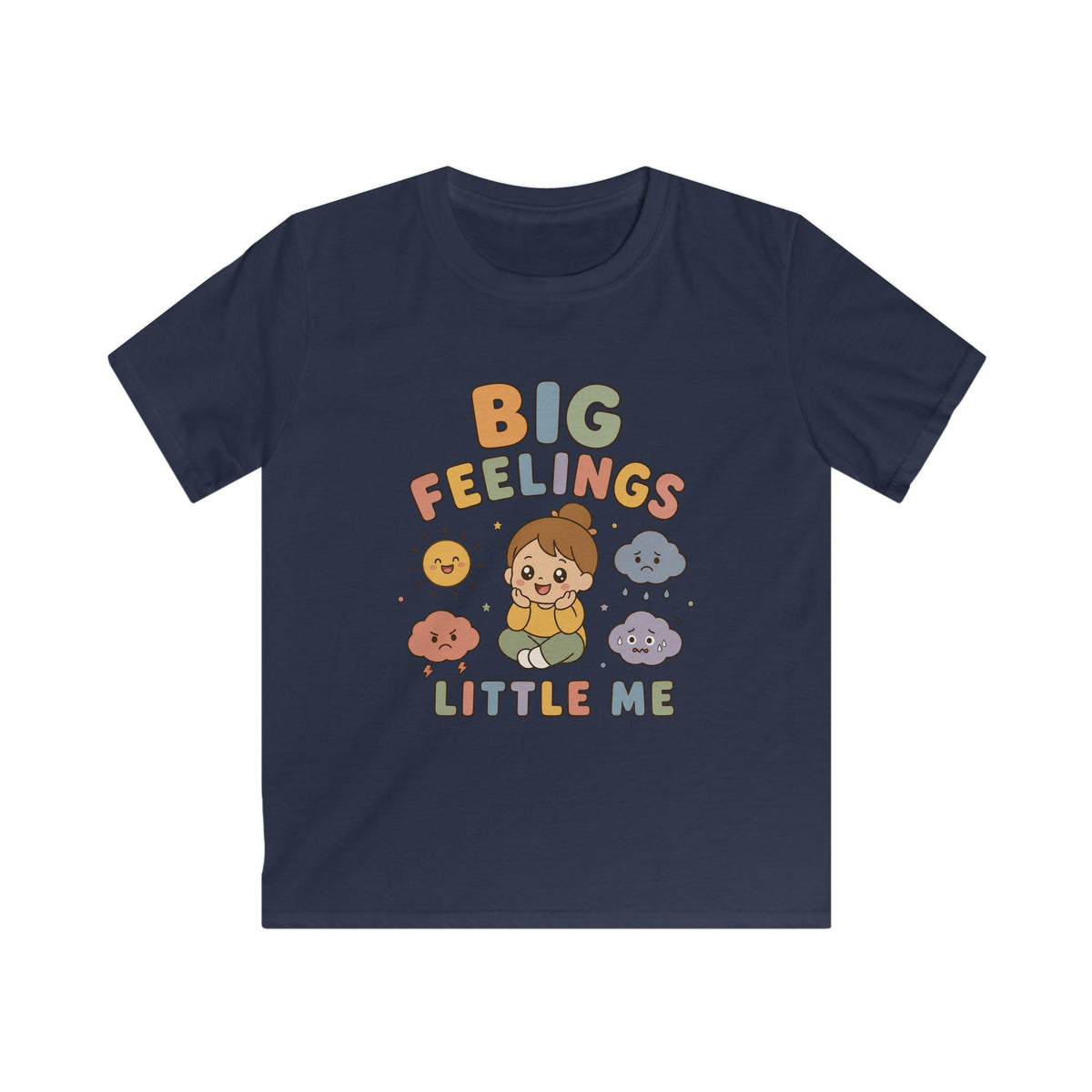 Big Feelings Little Girl Tee