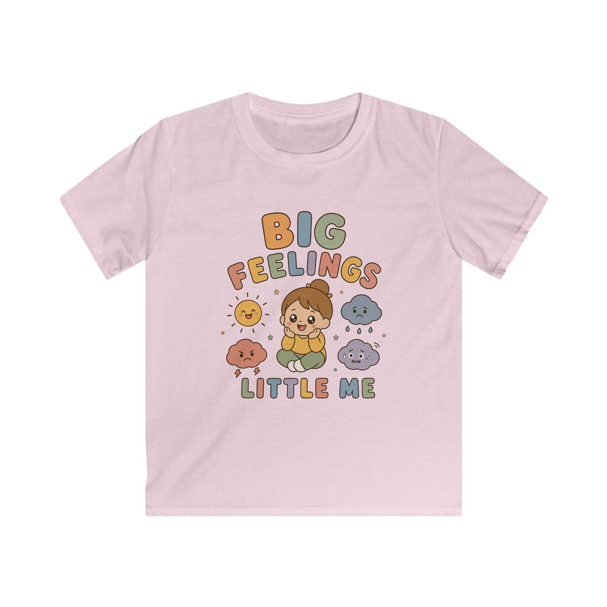 Big Feelings Little Girl Tee