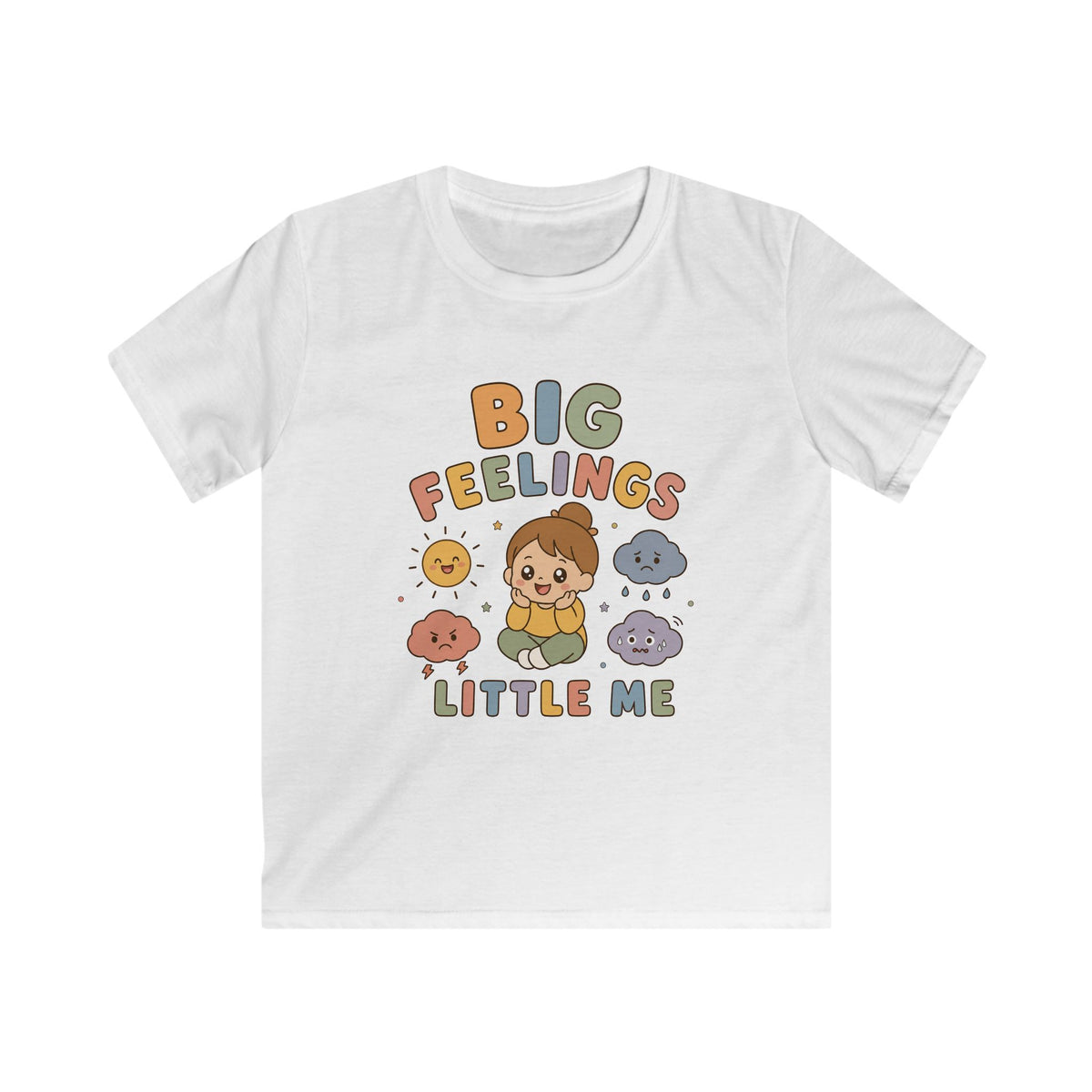 Big Feelings Little Girl Tee
